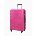 Puccini ABS024A3A rozā liels koferis — ABS, 88L, 3.8 kg — 75.5×49×29.5cm, 88L