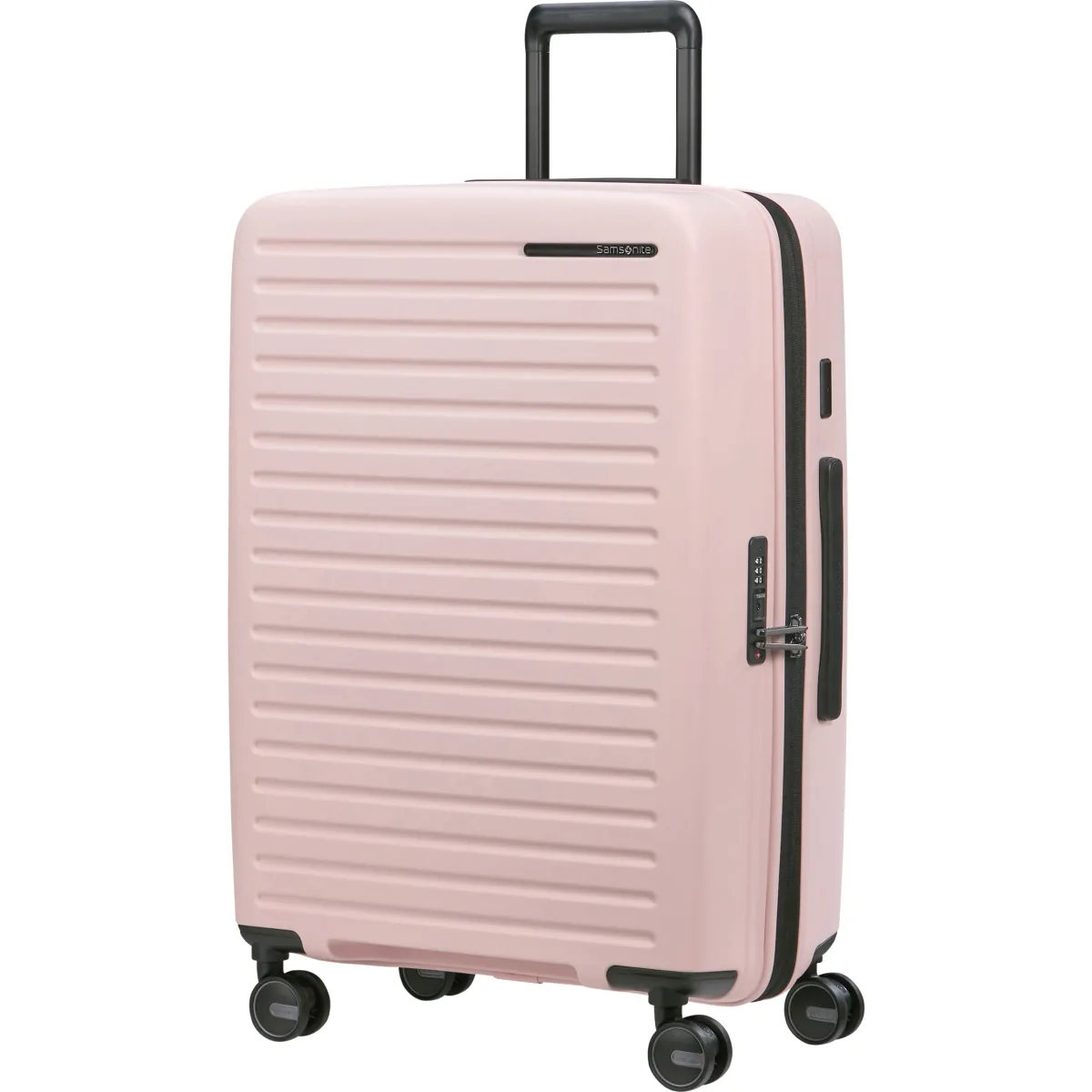 Samsonite rozā vidējais koferis — ABS, 63L, 3.3 kg
