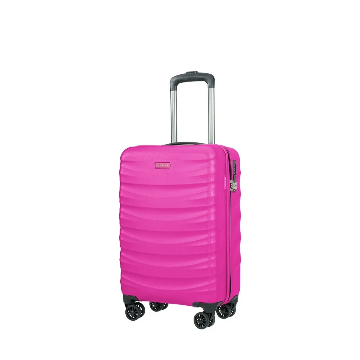 Puccini PC032C3A rozā rokas bagāžas koferis — Polikarbonāts, 31L, 2.5 kg