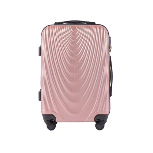 Wings 304 Rose Gold rokas bagāžas koferis — ABS, 38L, 2.6 kg (no priekšas)