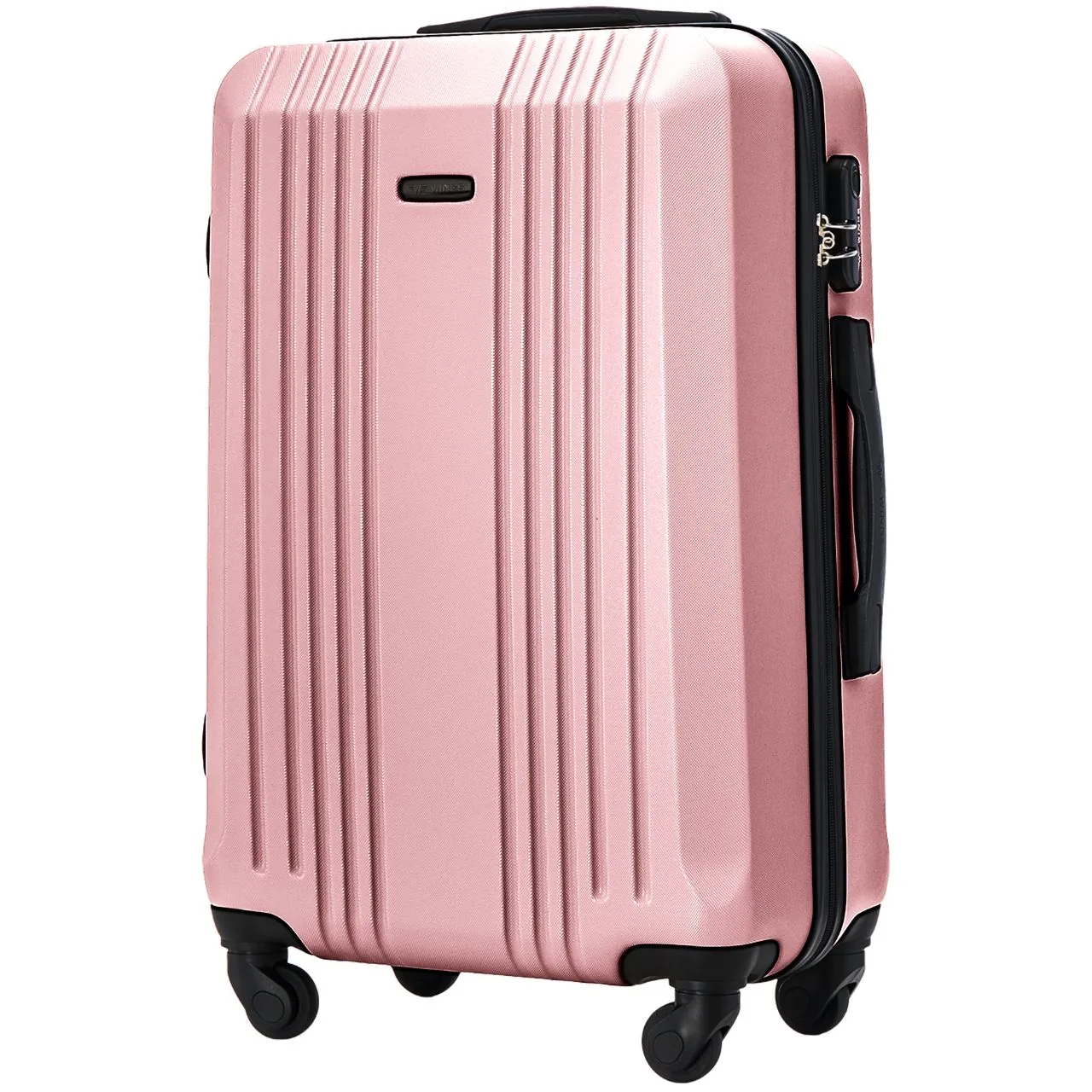 Wings KST01 Rose Gold vidējais koferis — ABS, 63L, 3.2 kg