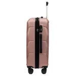 Voyo SK170 Rose Gold vidējais koferis — ABS, 63L, 3.2 kg (no sāniem)