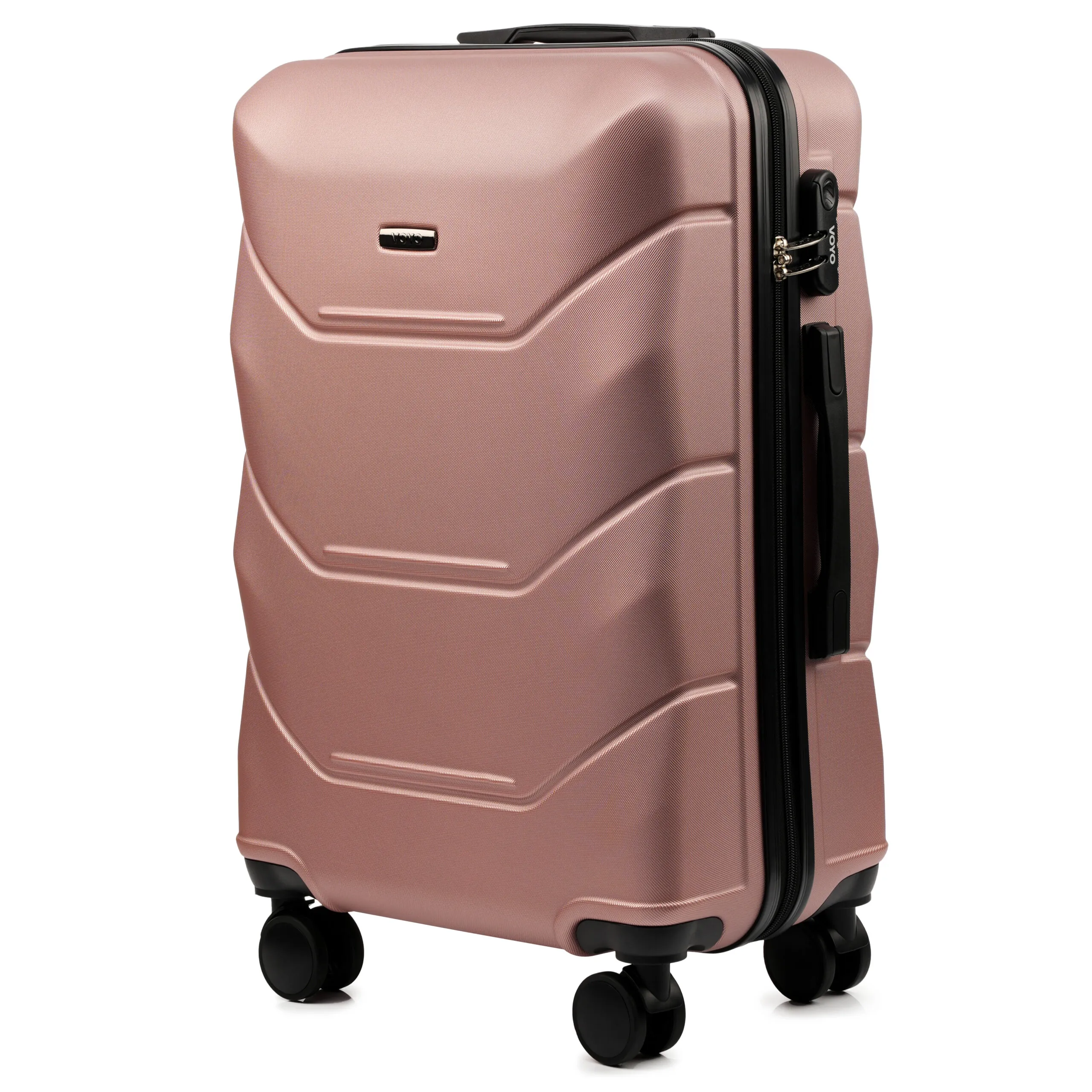 Voyo SK170 Rose Gold vidējais koferis — ABS, 63L, 3.2 kg
