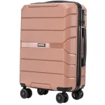 Wings Rose Gold rokas bagāžas koferis — polipropilēns, 43L, 2.75 kg