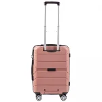 Wings PP05 Rose Gold rokas bagāžas koferis — Polipropilēns, 43L, 2.8 kg (no aizmugures)