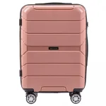 Wings PP05 Rose Gold rokas bagāžas koferis — Polipropilēns, 43L, 2.8 kg (no priekšas)