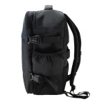 Semi Line melns mugursoma — poliesters, 20L, 0.42 kg (skats 2)