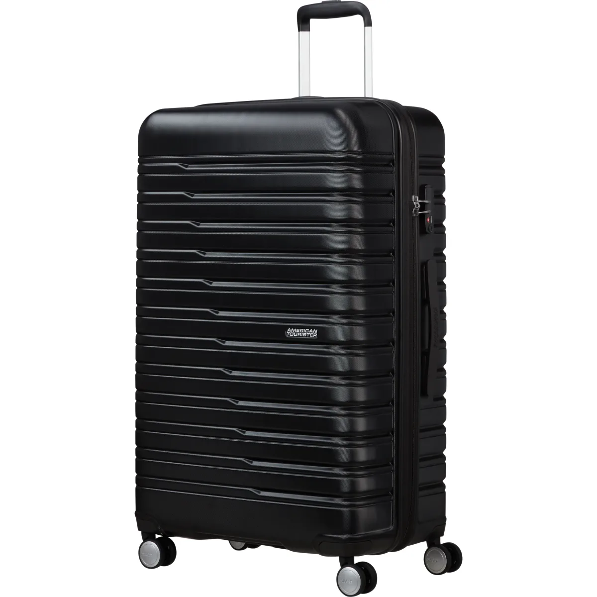 American Tourister melns liels koferis — ABS, 4.4 kg