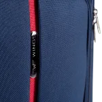 Wings zils rokas bagāžas koferis — audums, 63L, 2.8 kg (logo)