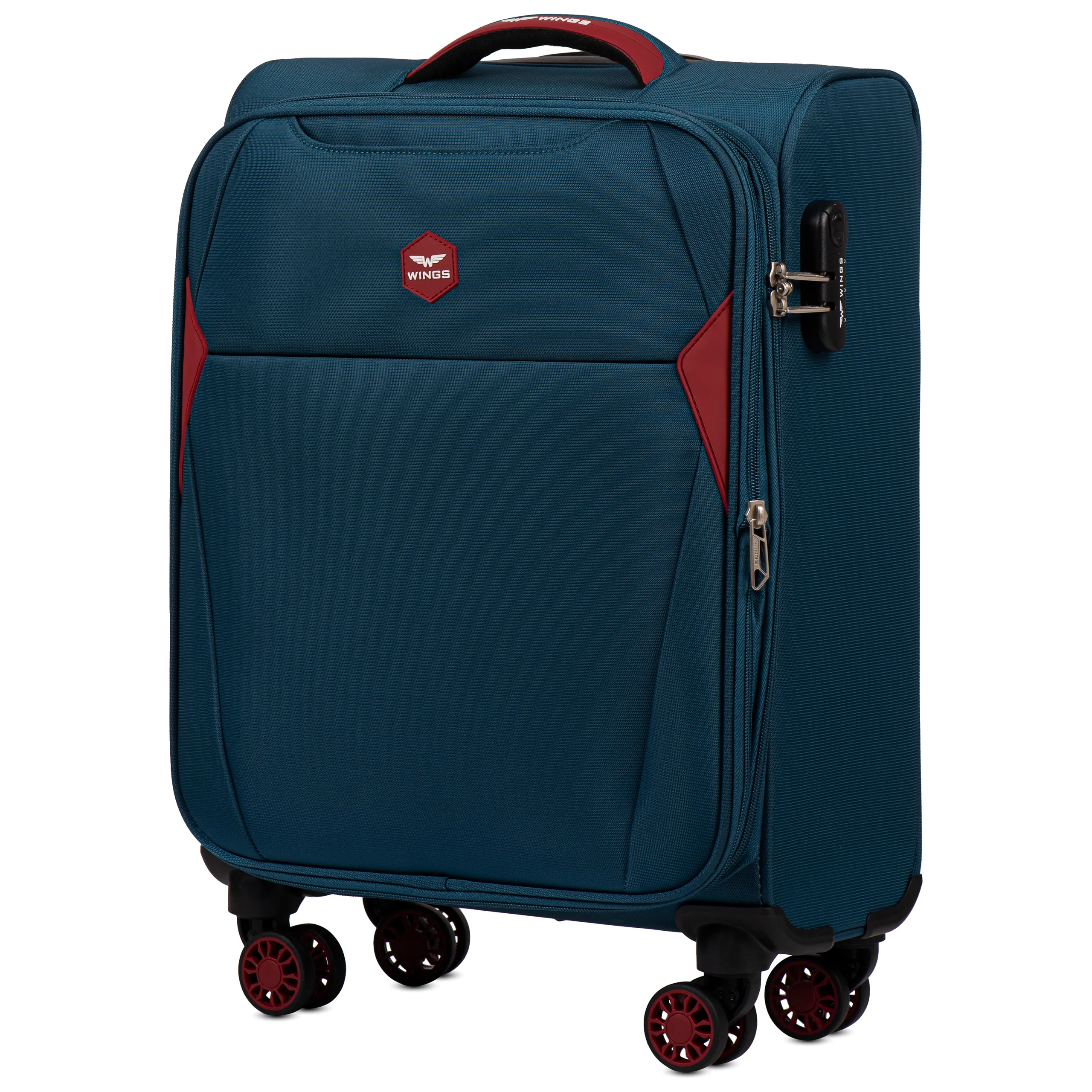 Wings DPR01 zils rokas bagāžas koferis — poliesters, 40L, 2.7 kg