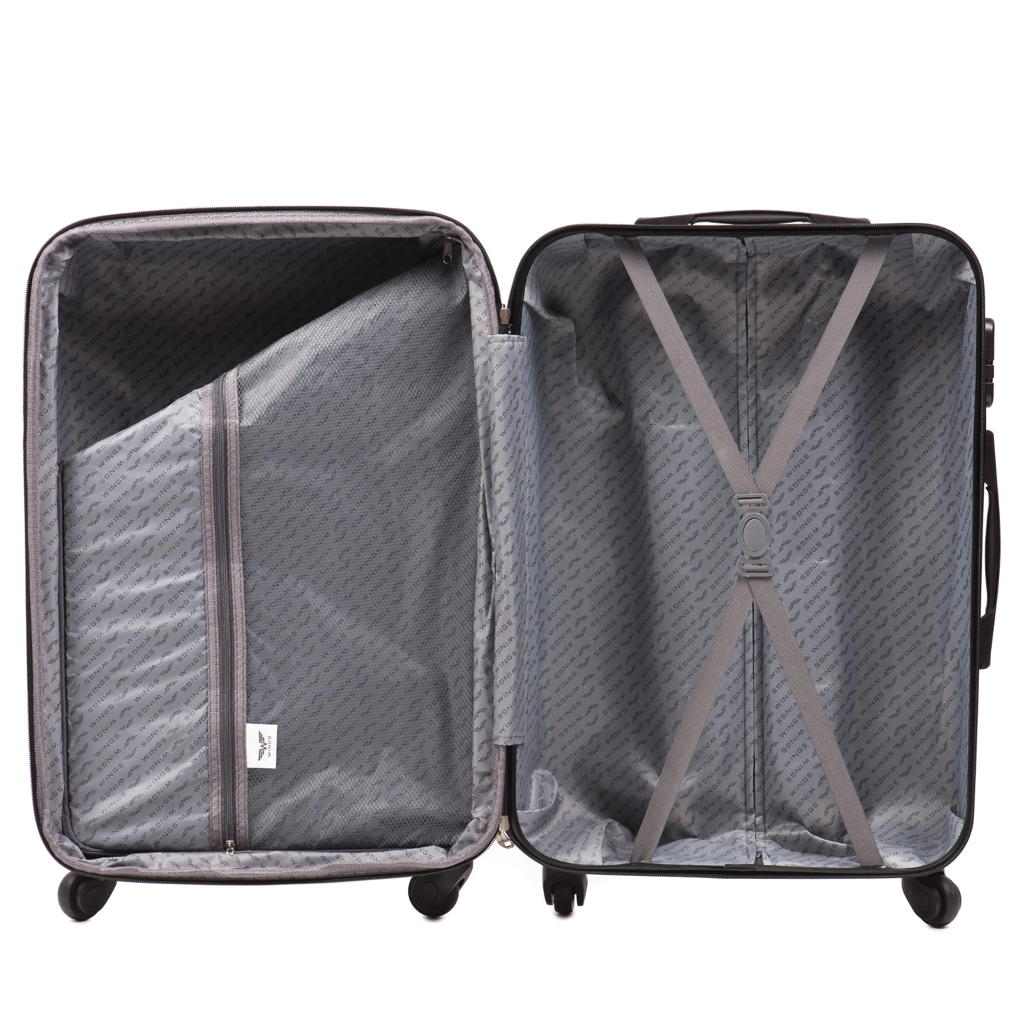 Wings 304 zils liels koferis — ABS, 97L, 4.2 kg (skats 5)