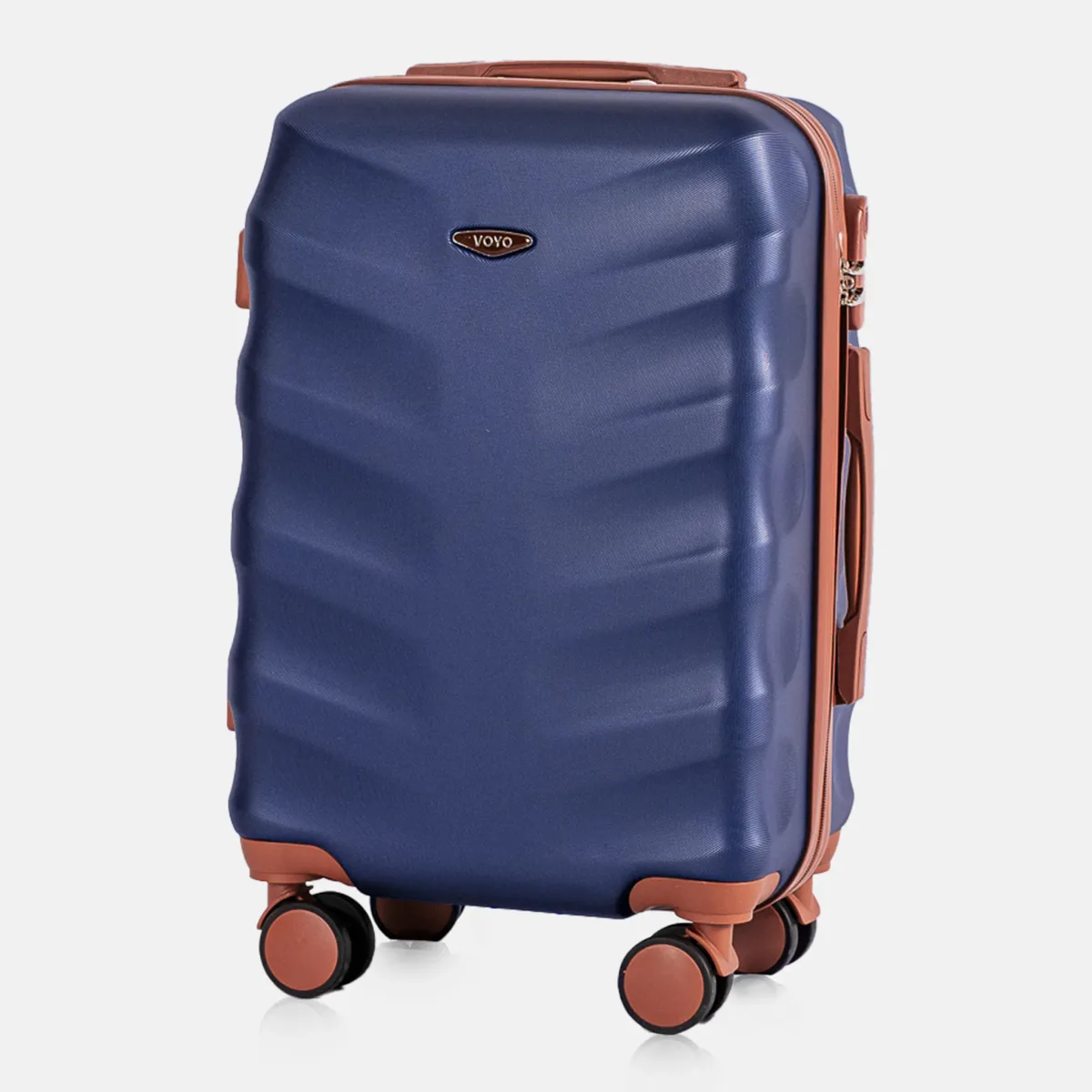Voyo FJ140 tumši zils rokas bagāžas koferis — ABS plastmasa, 39L, 2.8 kg