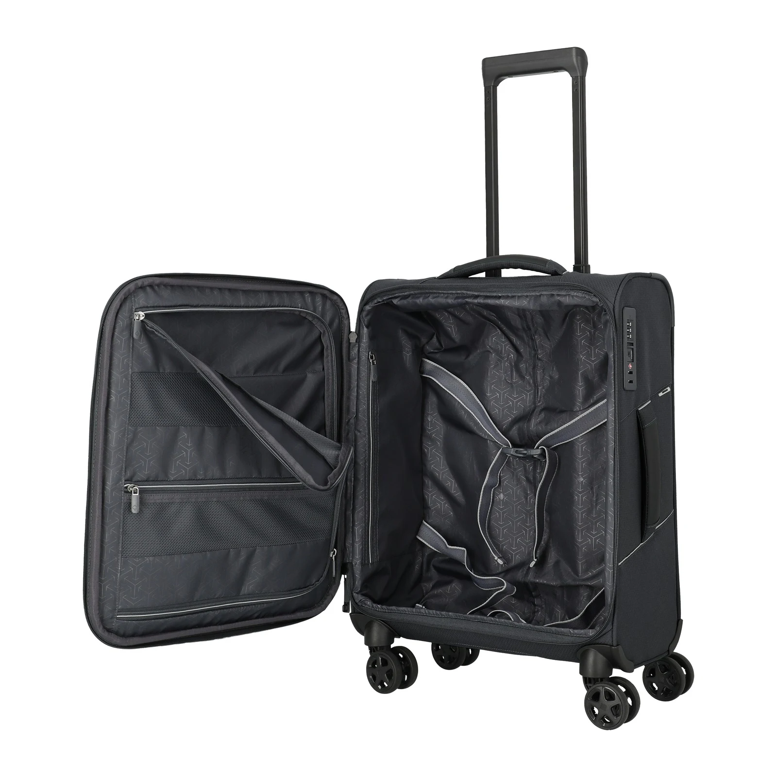 Travelite pelēks rokas bagāžas koferis — poliesters, 36L, 2 kg (skats 7) — 36L