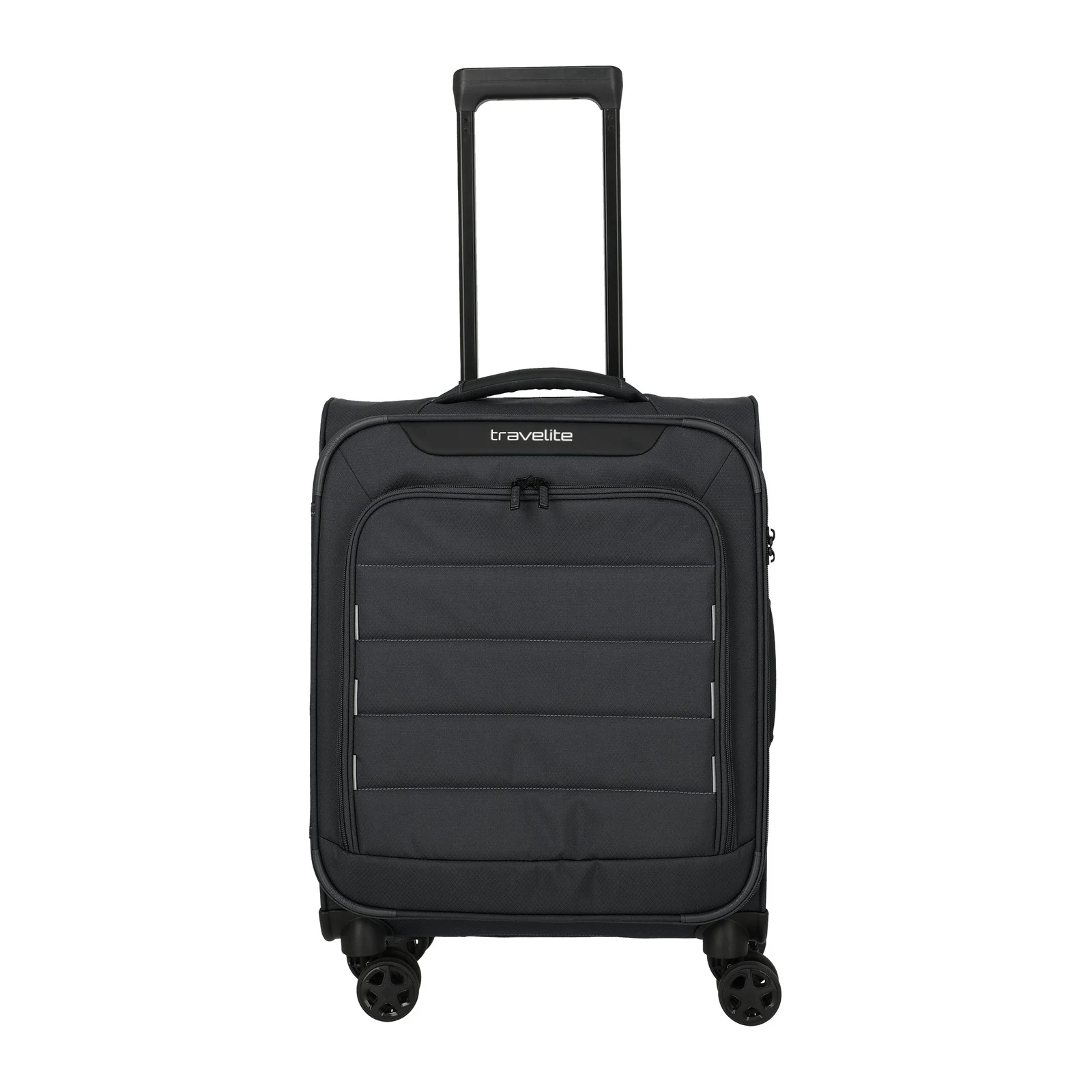 Travelite pelēks rokas bagāžas koferis — poliesters, 36L, 2 kg