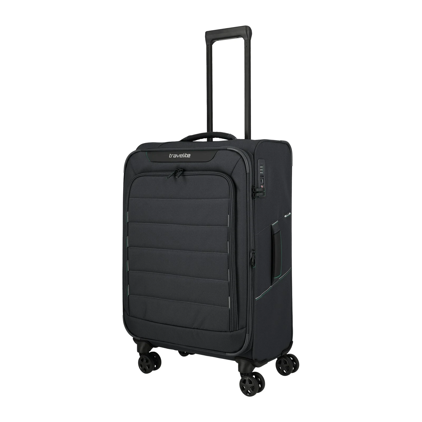 Travelite pelēks vidējais koferis — poliesters, 62/68L, 2.6 kg (skats 2) — 62/68L