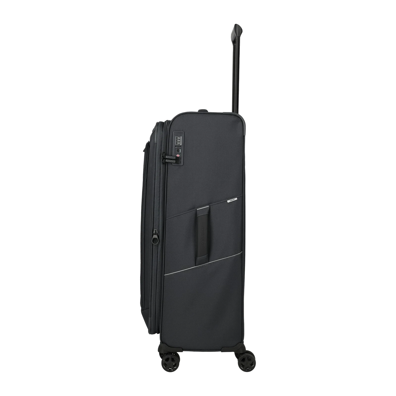 Travelite pelēks liels koferis — poliesters, 101/108L, 2.95 kg (skats 4) — 101/108L