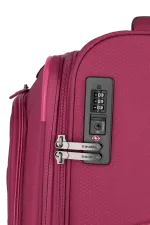 Travelite sarkans vidējais koferis — audums, 2.4 kg (skats 3)