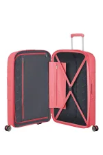 American Tourister rozā liels koferis — Polipropilēns, 100L, 3.5 kg (skats 4)