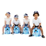 Trunki zils bērnu koferis — Polipropilēns, 18L, 1.7 kg (skats 4)