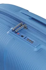 American Tourister gaiši zils rokas bagāžas koferis — Polipropilēns, 36L, 2.3 kg (skats 3)