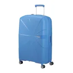 American Tourister gaiši zils vidējais koferis — Polipropilēns, 70L, 3 kg