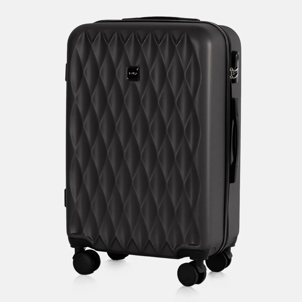 Voyo NV290 tumši pelēks vidējais koferis — ABS plastmasa, 66L, 3.3 kg