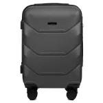 Voyo SK170 tumši pelēks rokas bagāžas koferis — ABS, 38L, 2.5 kg (no priekšas)