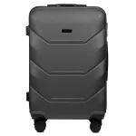 Voyo SK170 tumši pelēks vidējais koferis — ABS, 63L, 3.2 kg (no priekšas)