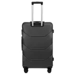 Voyo SK170 tumši pelēks liels koferis — ABS, 97L, 3.8 kg (no aizmugures)
