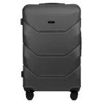 Voyo SK170 tumši pelēks liels koferis — ABS, 97L, 3.8 kg (no priekšas)