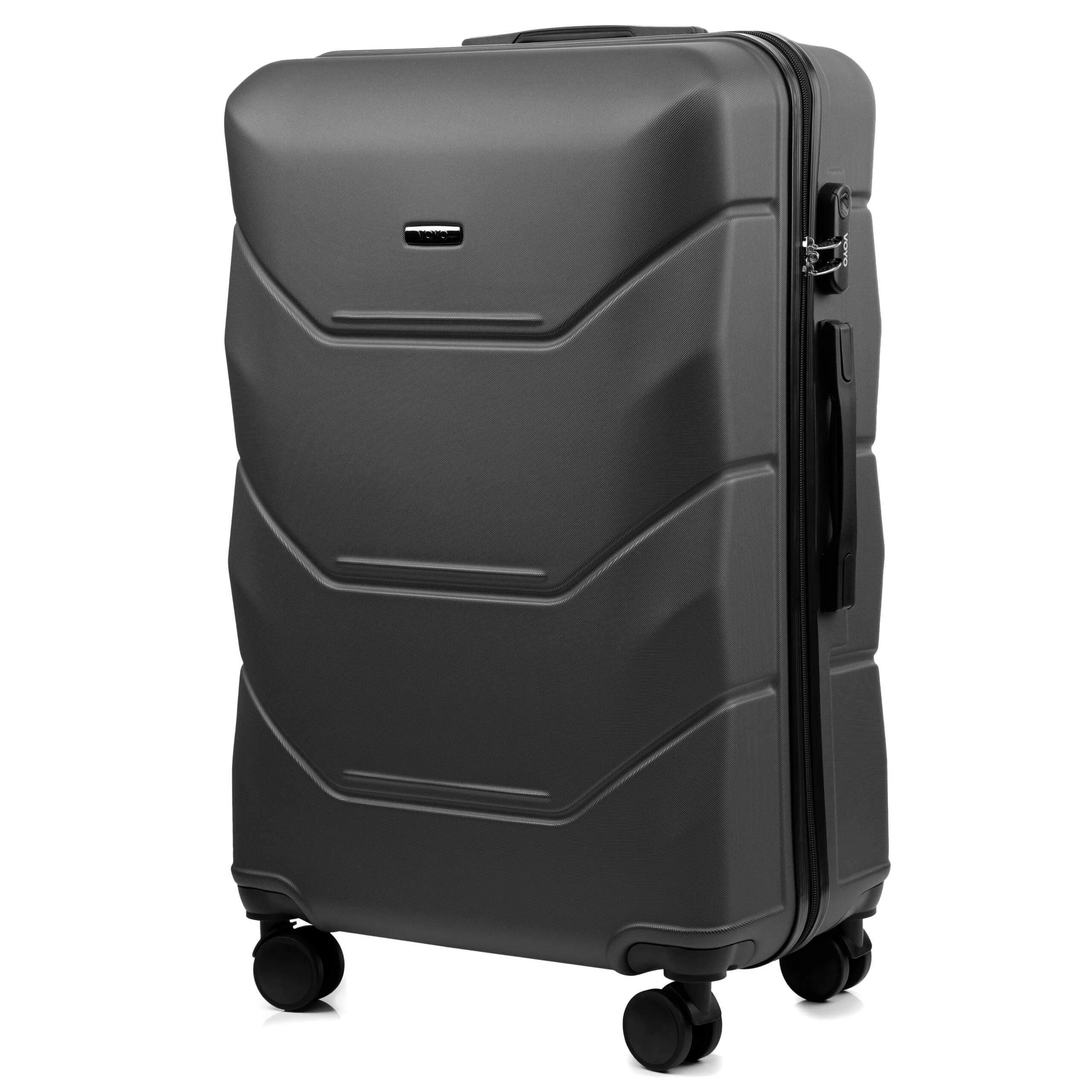 Voyo SK170 tumši pelēks liels koferis — ABS, 97L, 3.8 kg