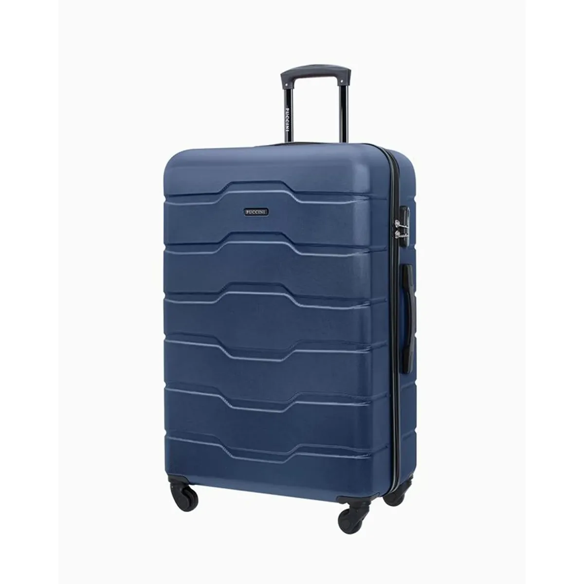 Puccini ABS024A7A tumši zils liels koferis — ABS, 88L, 3.8 kg