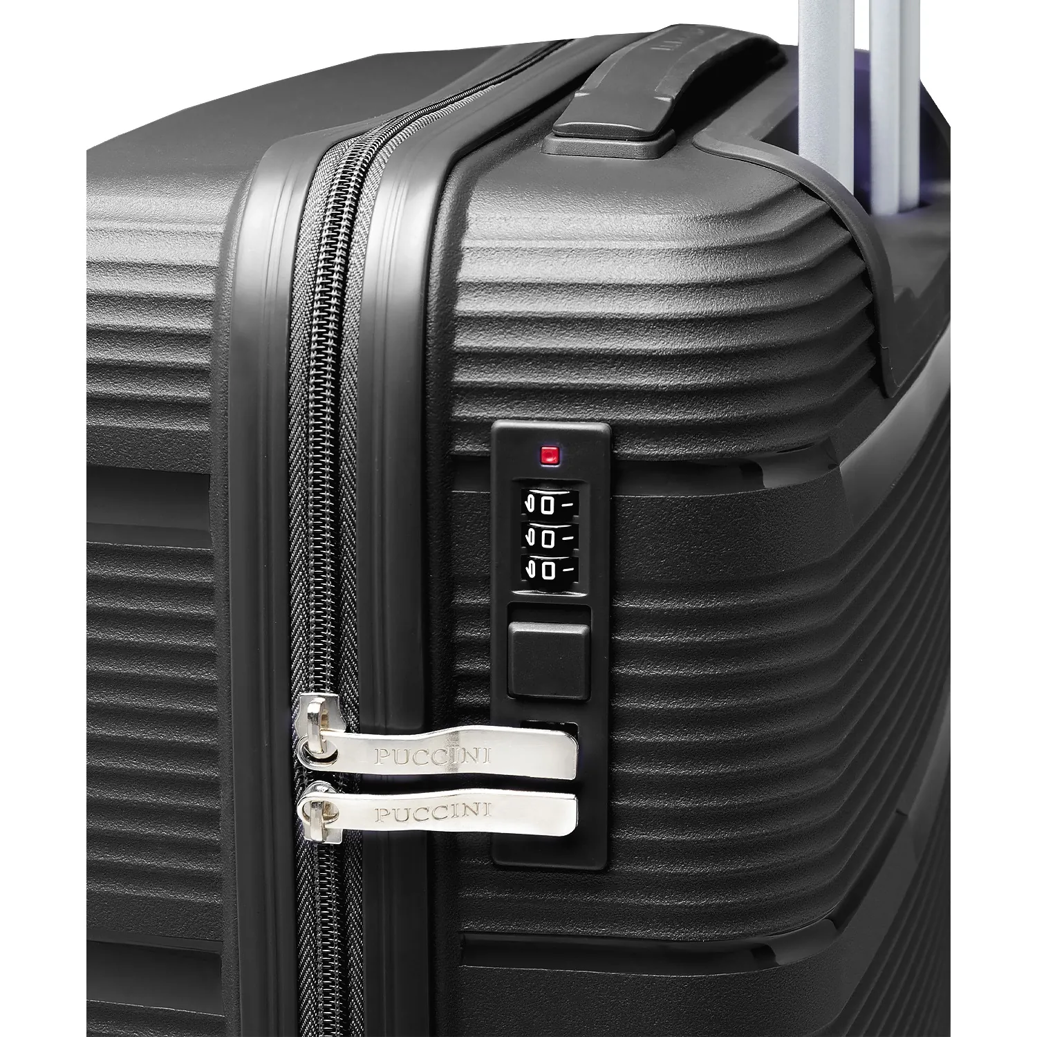 Puccini PP023C7A tumši zils rokas bagāžas koferis — Polipropilēns, 36L, 2.6 kg (skats 6)