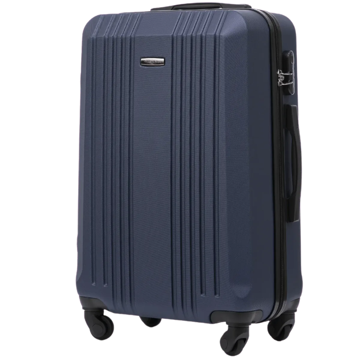 Wings KST01 tumši zils vidējais koferis — ABS, 63L, 3.2 kg
