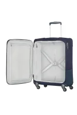 Samsonite tumši zils vidējais koferis — Audums, 74L, 2.7 kg (skats 2)