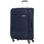 Samsonite tumši zils vidējais koferis — Audums, 74L, 2.7 kg