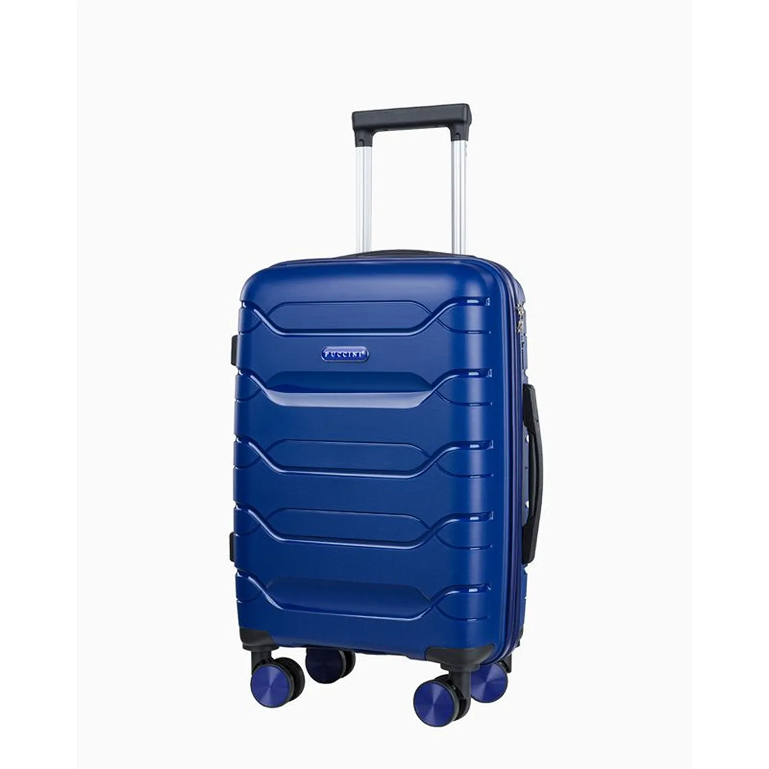 Puccini PP020C7A tumši zils rokas bagāžas koferis — Polipropilēns, 31L, 2.6 kg