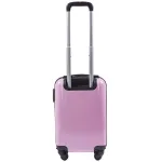 Wings PC-KD01 rozā mazs koferis — Polikarbonāts, 28L, 2.5 kg (no aizmugures)