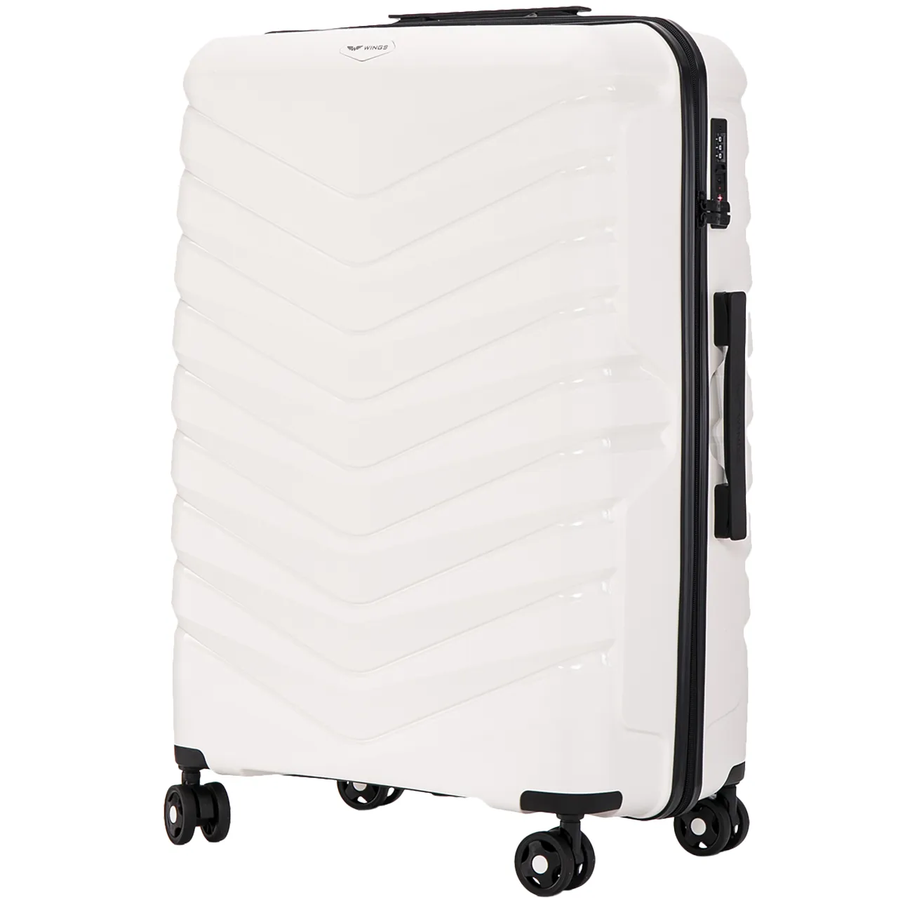 Wings PHX01 balts liels koferis — Polipropilēns, 96L, 4 kg