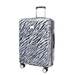 Puccini ABS015A10 balts liels koferis — ABS (tugev plastik)+Polikarbonāts, 87L, 4.2 kg — 77×50×28cm, 87L